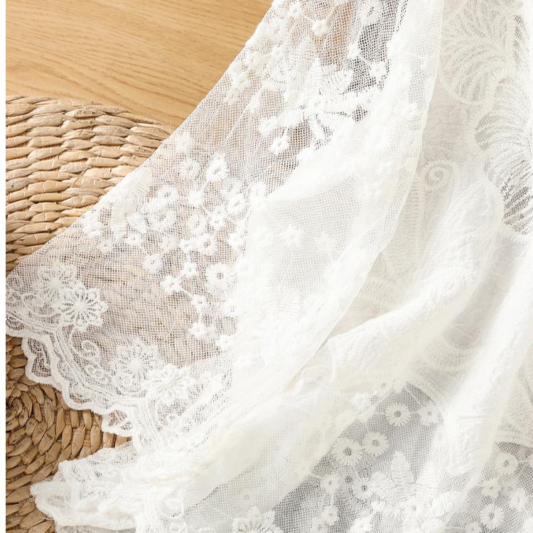 DIMANAF 2025 Summer Women Lace T-Shirt Basic New Fashion Tops Lace Tees Casual Loose Tees