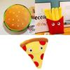 Soft Plush Burger Pillow Pizza Plush Toy Fries Stuffed Doll Perfect Birthday Gift For Kids