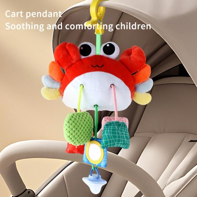 Musical Infant Bed Mobile Rotating Toy Safe Rattle Nursery Decoration Accessory For Baby Visual Sensory Stimulation