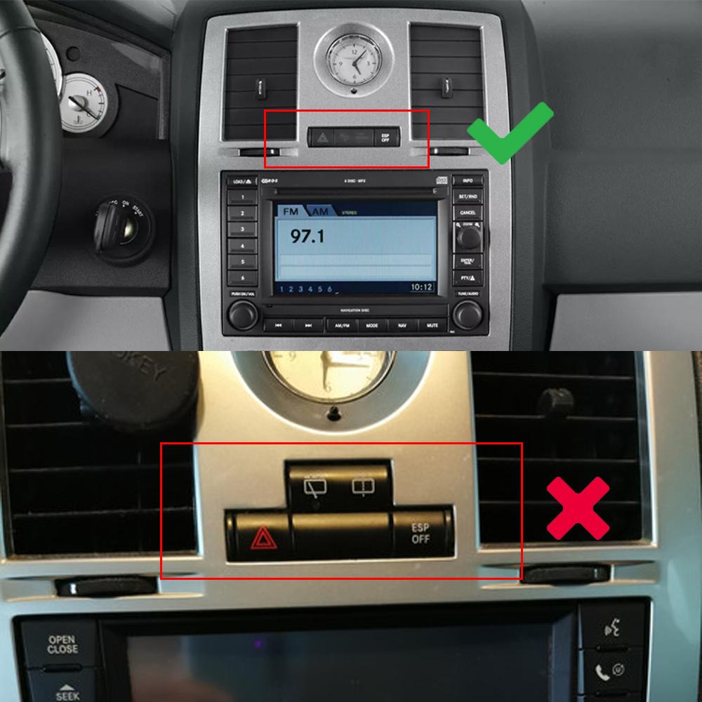 For Chrysler 300C 2005 - 2010 Android Car Radio Multimedia Video Player Navigation GPS Carplay Touch Screen Auto Stereo Intelligent Systems