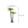 10 Pcs Artificial Coconut Tree Decor Aquarium Landscape Fish Tank Driftwood Model Trees Wear Resistant Pet Supplies