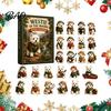 Limited Collection Dog Toys Westie in The Woods Advent Calendar, 24-Day Christmas Countdown Surprise Blind Box Figure Set, West Highland White Terrier