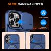 Case For iPhone 17 16 15 14 13 12 Pro Max Plus 17Air Heavy Duty Rugged Armor Magnetic Bracket Slide Camera Protection Cover