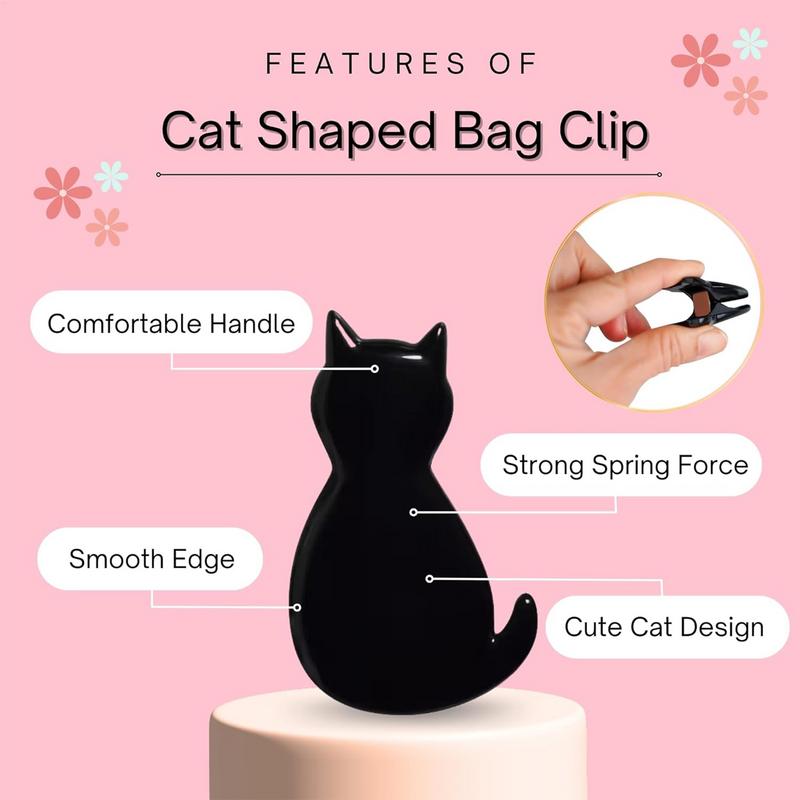 2pcs Cute Food Sealing Clips Cartoon Note Holders Multifunctional Food Storage Packages Sealing Clamps Kitchen Snack Bags Clips CN