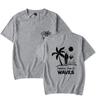 Summer Men T-Shirt Harajuku Happiness Comes in Waves Graphic T Shirts Short Sleeve Clothes Travel Women Men Tee Tops Fashion Tee