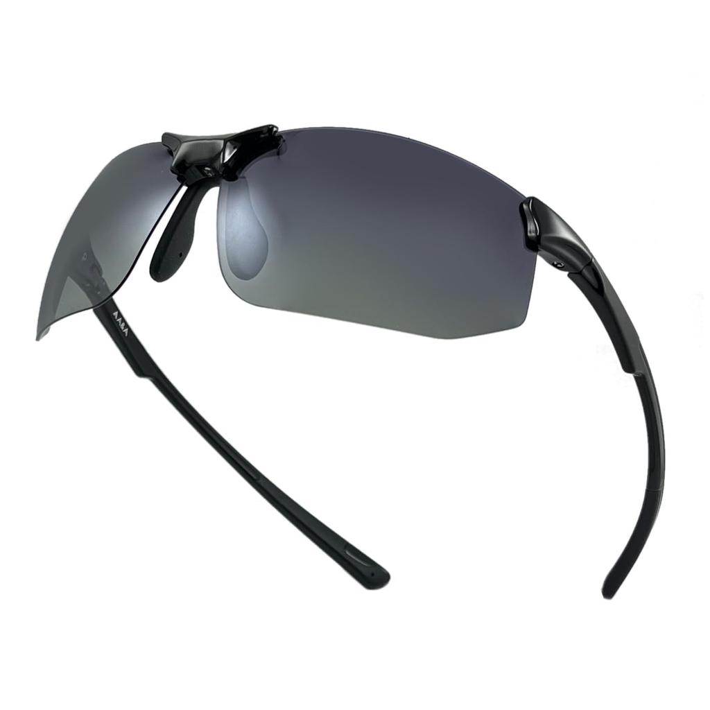 Polarized Sports Sunglasses with Over Adjustable Nose TR90 UV400 Soft Rubber Nose Blue Light 8 Perfect for and Driving A&A 90% Polarization, Pads,