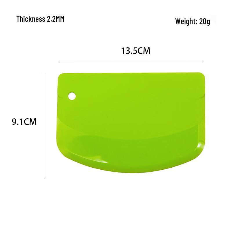 MDNG Half-Round Baking Scraper & Dough Cutter Set