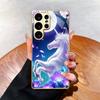 Unicorn New model Luxurious PhoneCase Electroplated Glass PhoneCase for Samsung Galaxy S26 S25 S24 S23 S22 S21 FE,Ultra,Plus