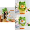 Cute Plush Duck Toy Transformed Duck Doll With Hat Duck Pillow Children Girls Birthday Gift