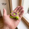 Small Ladybug Collectibles 3D Printed Spinning Figurine, Stress Relief Rotating Turtle Fidget Toy Toy, Animal Shape Desk Decoration for Home