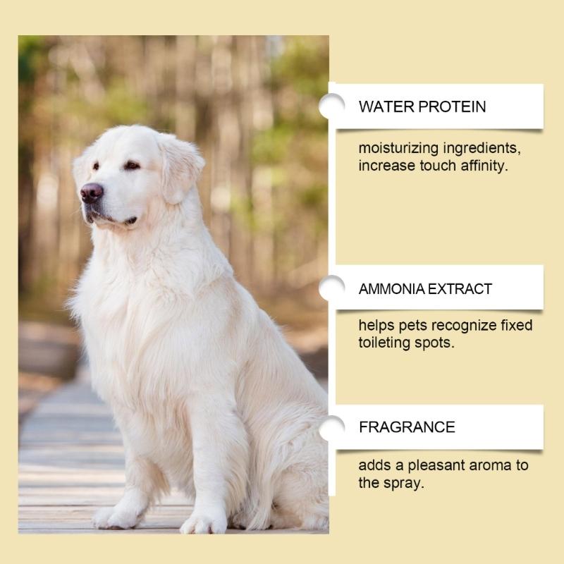 Daily Use Pet Toilet Training Sprays 150ml Bathroom Training Extracts For New Pet Parent Efficient Defecation Inducer