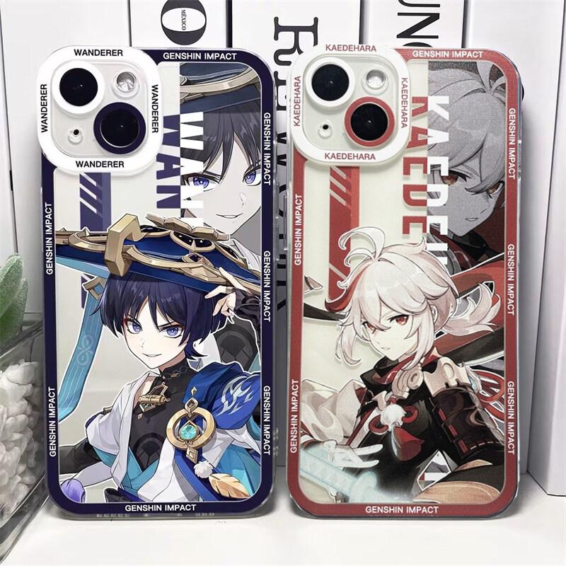 Genshin Impact Case For iPhone 11 12 13 14 15 Pro Max Mini 6 6S 7 8 Plus XR XS Max X Xiao Zhongli Wanderer Alhaitham Cover