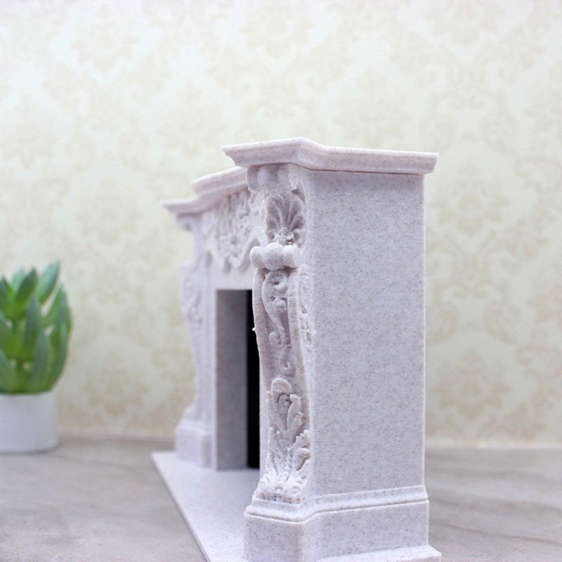 Educational Doll House Fireplaces Miniatures Zakka Toy Pretend Play Realistic Model Fireplaces Model Mini Size