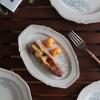 French Retro Lily of the Valley Tableware Set: Ceramic Dinner Plates, Rice Bowls, Steamed Fish Plates, and Household Dish Set.