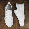 Fashion High Quality Casual Leather Antiskid Sneakers for Men Fashion 2024 New Designer Lace-Up Vulcanized Shoes Solid Color Board Shoes