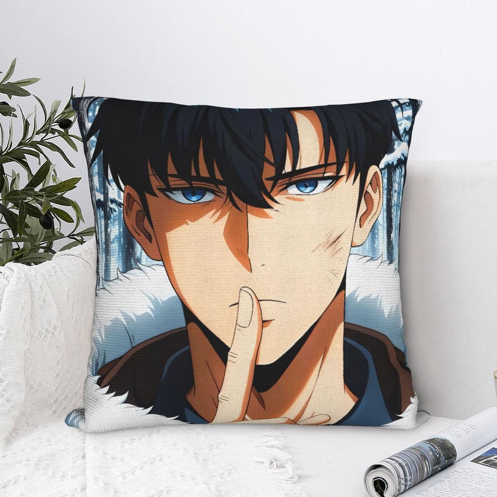 Solo Leveling Pillow Cover Comfy Cushion Cover Funny Pillow Case For Living Room Chair