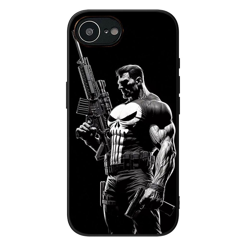 Die Marvel Punisher Schädel Hülle Handyhülle für Samsung Galaxy A56 A26 A36 A10 A20 A30 A31 A32 A50 A51 A52 A53 A33 A12 A14 Hülle
