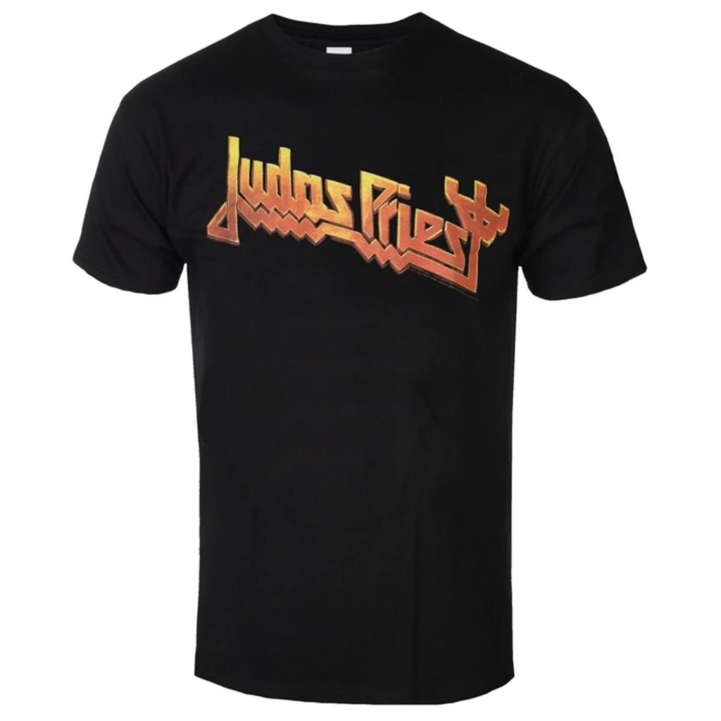Judas Priest Firepower Pattern Printed Tshirt Classic Heavy Metal Band Tshirt For Daily And Concert Wear