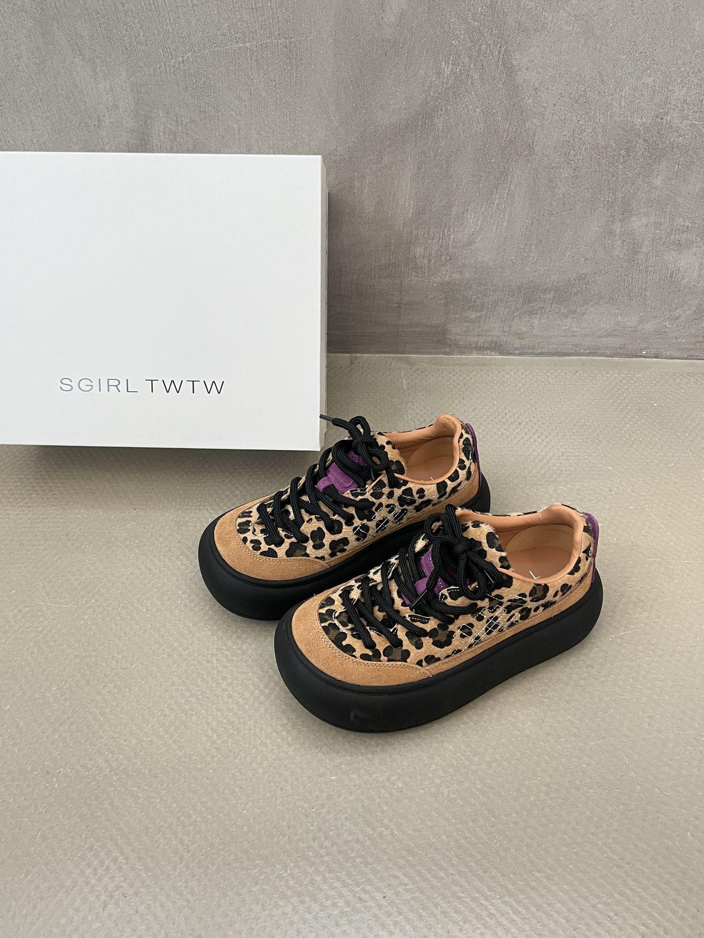 

SGIRL Retro Platform Loafers: Women s Autumn Suede Versatile Casual Sneakers Size 36 (230)