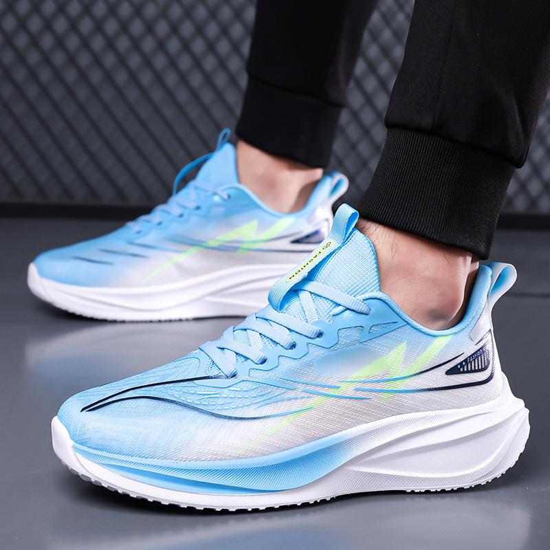 Men's Shoes 2025 New Summer Mesh Breathable Casual Sports Shoes Non-slip Soft-soled Running Shoes Men's Tide