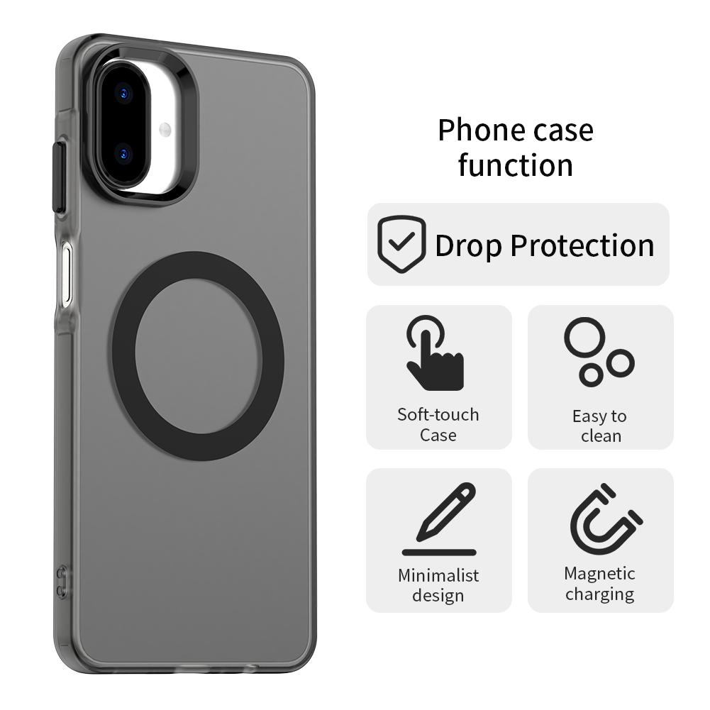 Pro Samsung Galaxy A07 Pouzdro Magsafe Magnetické Nabíjení Pouzdro na Telefon Pro Galaxy A07 A 07 GalaxyA07 Bonbónové Průsvitné Matné Pouzdro