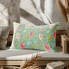 Home Decor Colorful Floral Pattern Pillow Covers Suitable For Sofa Bedroom Car Pillow Cover Cushion Rectangular Back Cushion