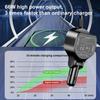 UYUXIO USB C Car Charger Adapter 66W Super Fast Charging with Retractable Cable for iPhone iPad Samsung Android Phones MacBook