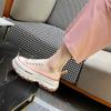 Niche Designer Round Head Canvas Shoes, New Thick-soled Breathable Little White Shoes, Casual Versatile Sports Shoes