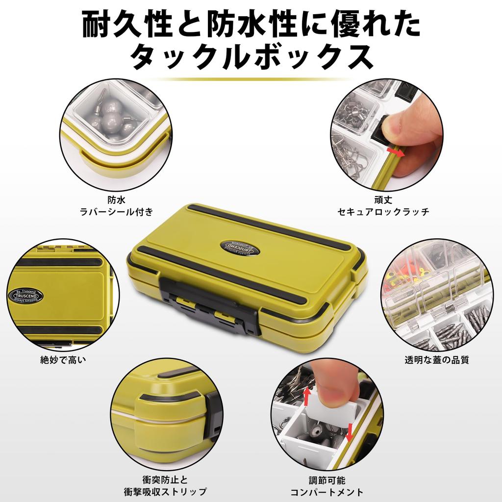 TRUSCEND Fishing Lure Bait Tackle Fishing Gear Lure Kit Set Including Plastic Top Water Tackle D Worm, Lure, Box, etc.