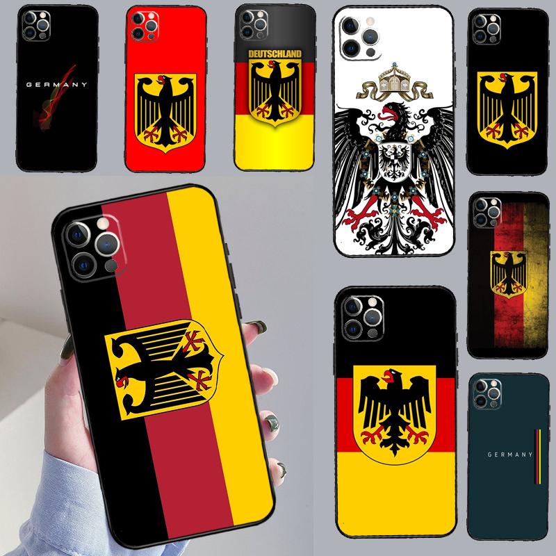 Germany Flag Emblem Phone Case For Samsung Galaxy S25 Ultra S20 S21 S22 S23 S24 Plus S9 S10 S24 FE Cover Coque