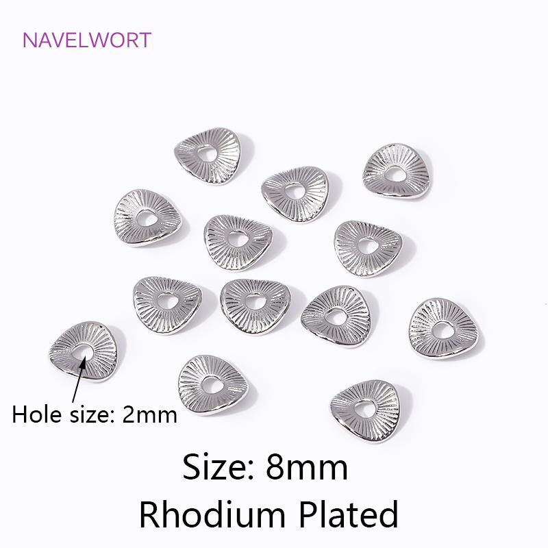 

18K Gold Plated Flat Stripe Spacer Beads For Bracelet Making,Separators For Beads,Brass Loose Beads,DIY Jewelry Making Findings 2 Pieces