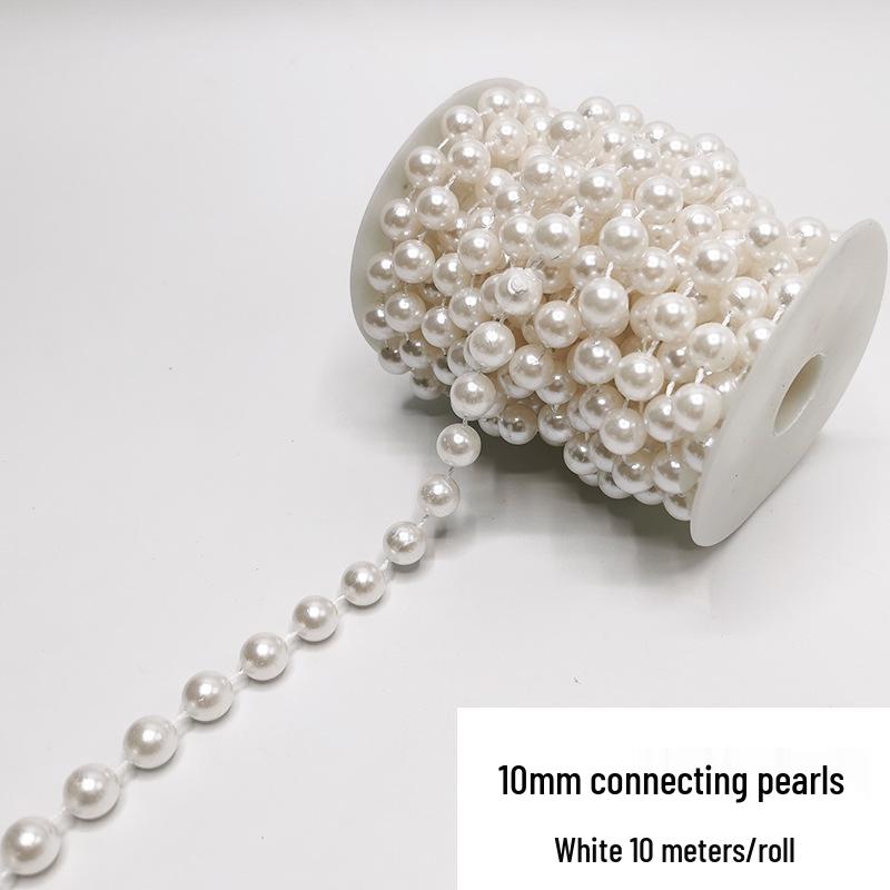 Double-Line Pearl Sunflower Snowflake Beads DIY Decoration