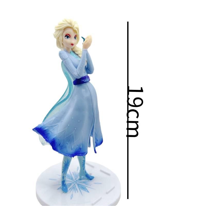 Frozen Figurine Elsa Anime Model Toys Statuary Ornament Christmas Gifts