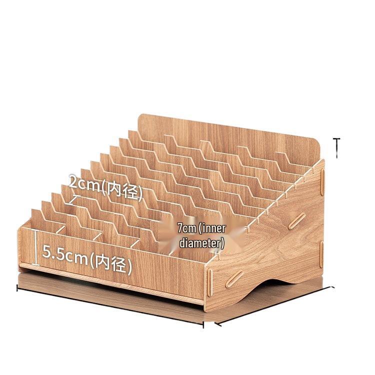 Boîte de rangement pour cartes de visite multi-compartiments grande capacité pour bureau et hôtel