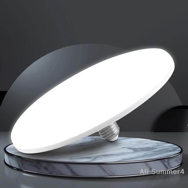 1 Piece 20-200W Indoor Lighting Flying Saucer Light Ceiling Lamp Garage Light LED Bulb AC 220v E27 Base Energy Saving Lamp