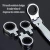 High Durability 12 in 1 Ratchet Wrench Spanner Set with Quick Change Heads Easy Change for Multifunctional Efficient Use