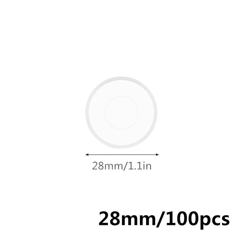 

100 шт. супер прозрачные грибовидные диски для переплета блокнотов кольца для переплета дисков для переплета офисные школьные принадлежности