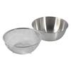 Pearl Metal Colander and Bowl Set, 22cm, Stainless Steel, Mesh Colander, Graduated Bowl, Dishwasher Safe, LaLa Shine, HC-143