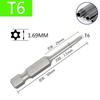 Hex Shank Star Bit Set: High Hardness Magnetic Screwdriver and Drill Set