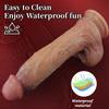 Ultra Realistic 12.2” Silicone Dildo with Strong Suction Cup, Curved Beginner Penis Toy for G-Spot & Anal Play, Hands-Free Adult Sex Toy