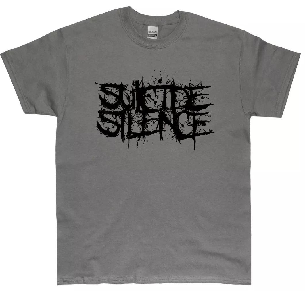 SUICIDE SILENCE New T-SHIRT sizes S M L XL XXL colours White, Charcoal Grey XXXXL