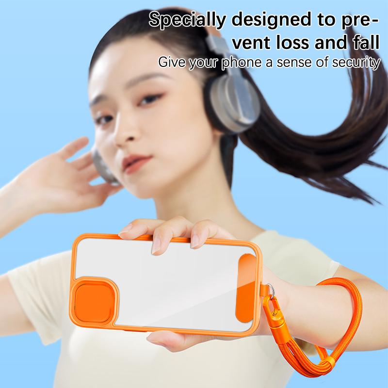 Smycz - Regulowany Pasek na Telefon Klips Uchwyt Do Wszystkich Etui na Telefon 7mm Grubości (Szyja & Ramię & Crossbody / Nadgarstek)