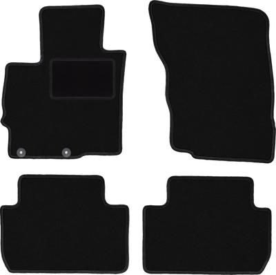 Black Velour Floor Mats For: Mitsubishi Eclipse Cross SUV (2017-)