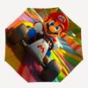 1pc Mario Automatic Folding Cute Umbrella - Compact 8-Rib Design, Durable Plastic & Iron, Perfect Gift for Friends & Family, Outdoor Umbrella, Fashion