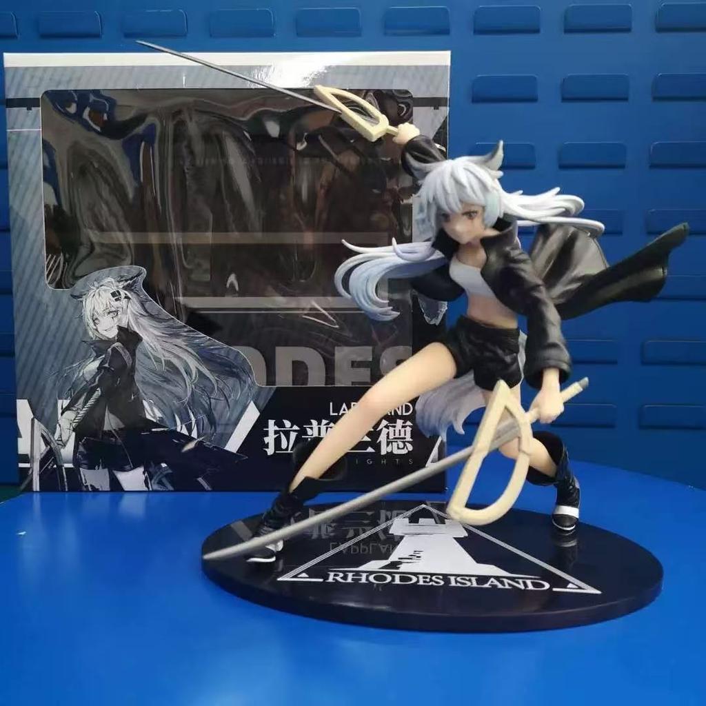 14CM Anime Arknights Game Lappland Figure Noodle Stopper Figure Animation Model Toys Gifts Collection Decoration Ornaments PVC