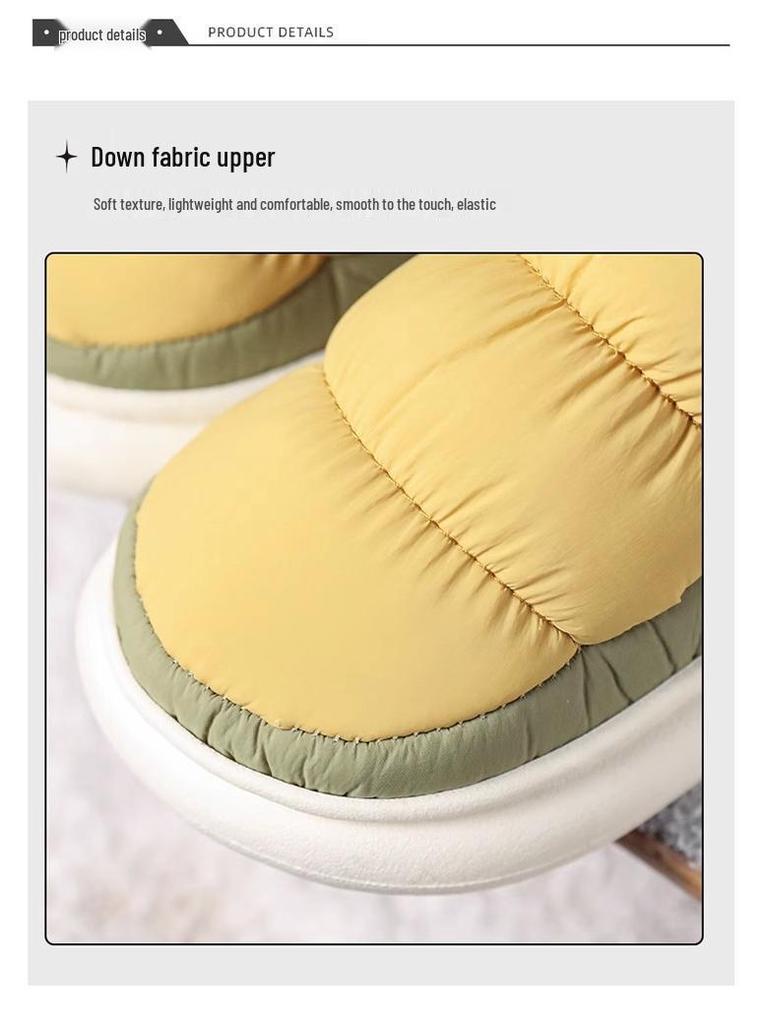 Pánské nepromokavé protiskluzové zimní sněhule s plyšovou podšívkou