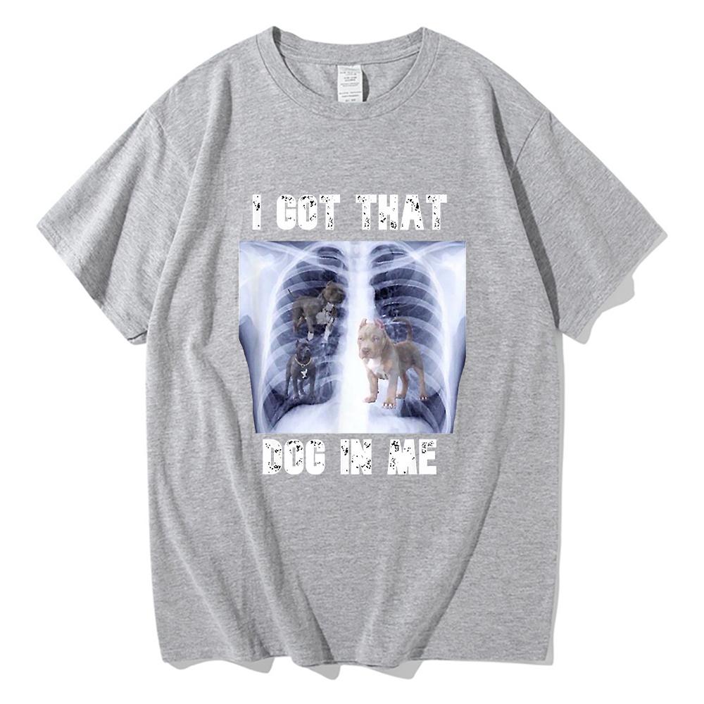 Ich habe diesen Hund in mir T-Shirt Mode Unisex Ästhetisch Lustig Französische Bulldogge T-Shirt Unisex Hohe Qualität Vintage Baumwolle T-Shirts