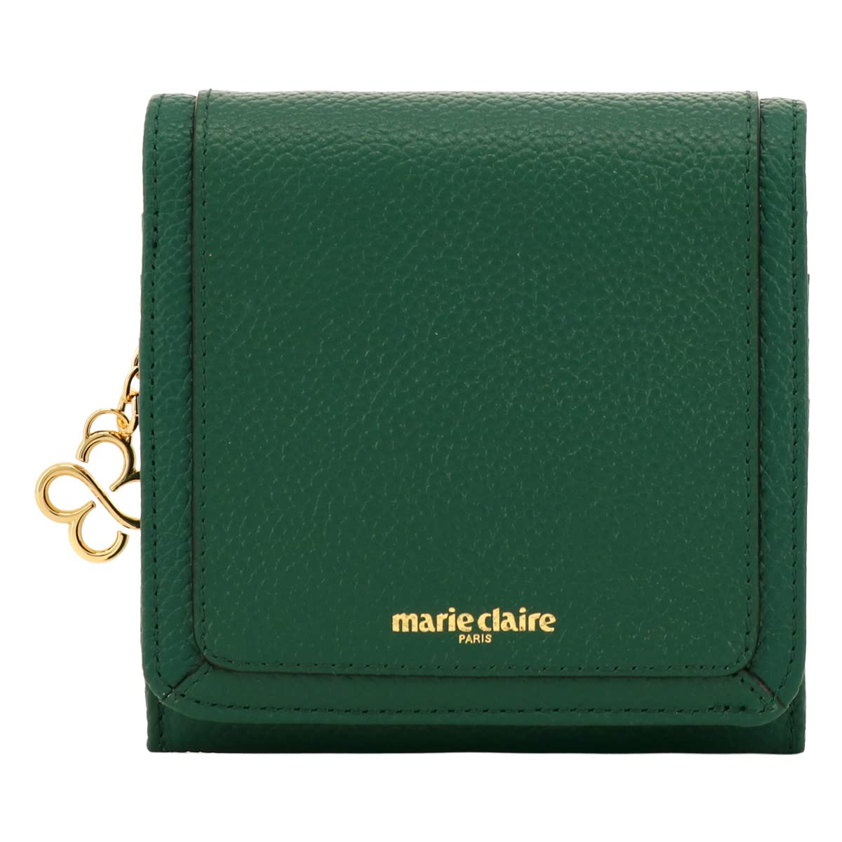 

Bifold Wallet Mini Wallet Genuine Leather Carrousel 0088663 Cowhide Leather Green [Marie Claire] Women s [70]