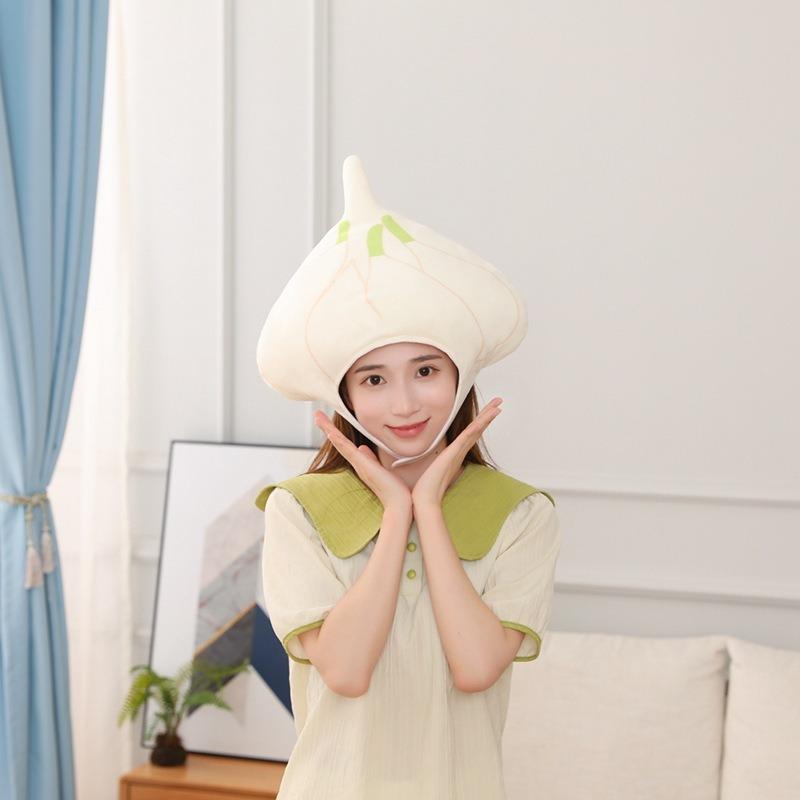 Garlic headgear, hat, photo props, photo props, cartoon headgear, performance props