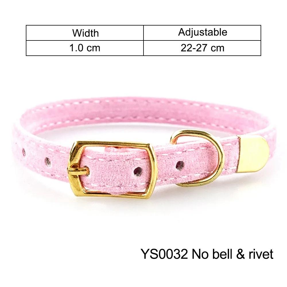 Cat Collar With Bell Safety Cat Collars Puppy Dog Collar For Cats Small Dogs Kittens Solid Pet Collar Chihuahua Products Decor